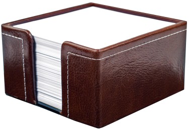 Zettelkasten PREMIUM LEDER VINTAGE marrone